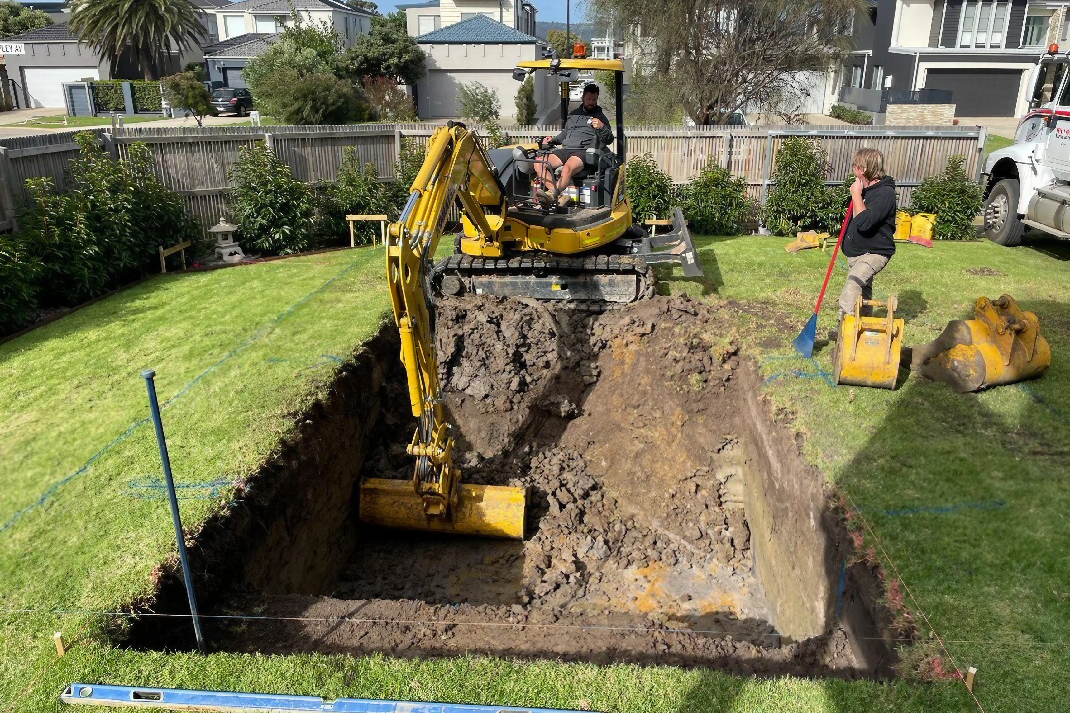 pool excavation